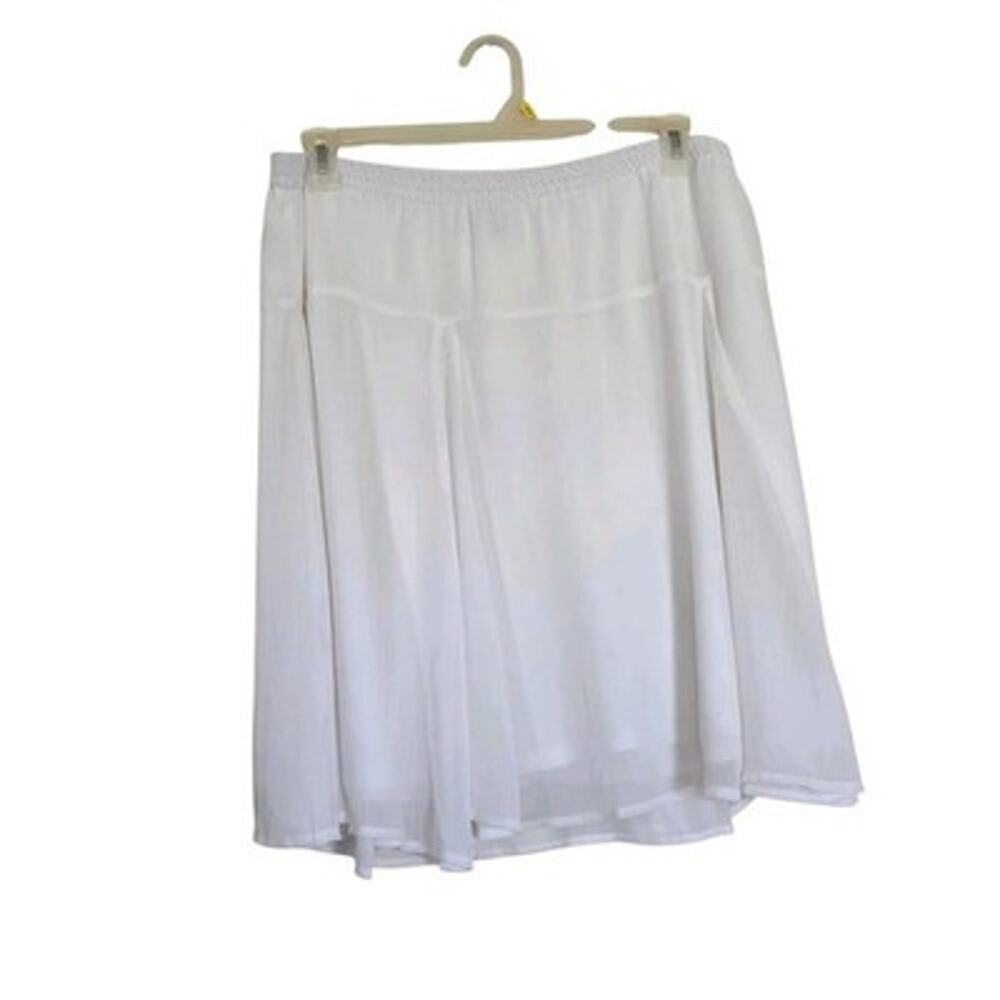 Old Navy Y2K White Midi Skirt Womens XL Boho Cottagecore Fairy Elastic